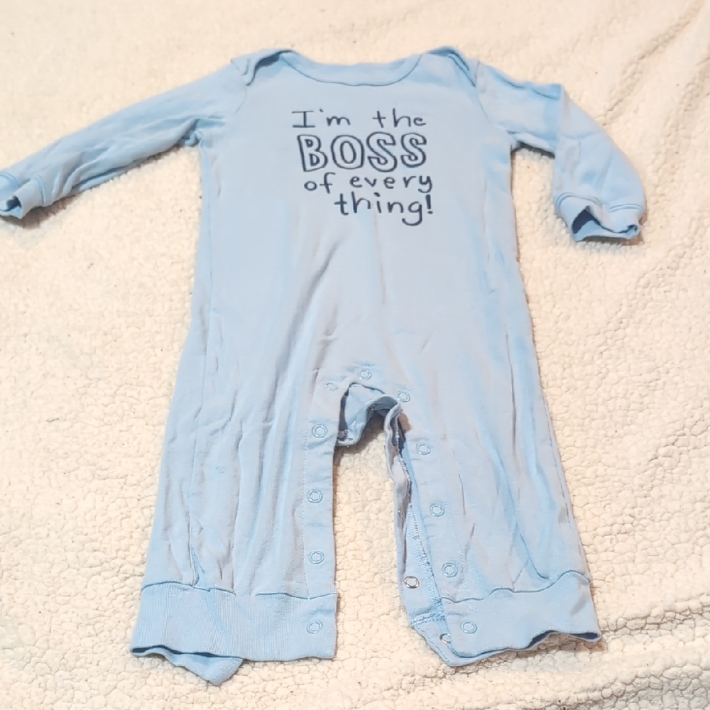 Carter's Blue Cozy Footie One Piece